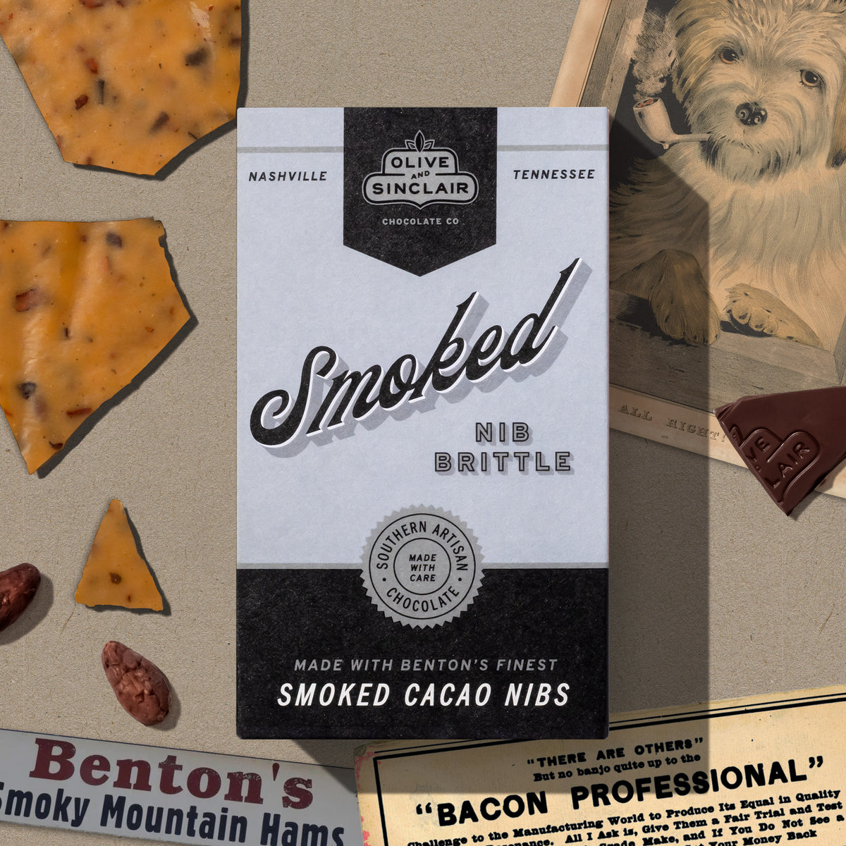 Smoked Nib Brittle Olive & Sinclair