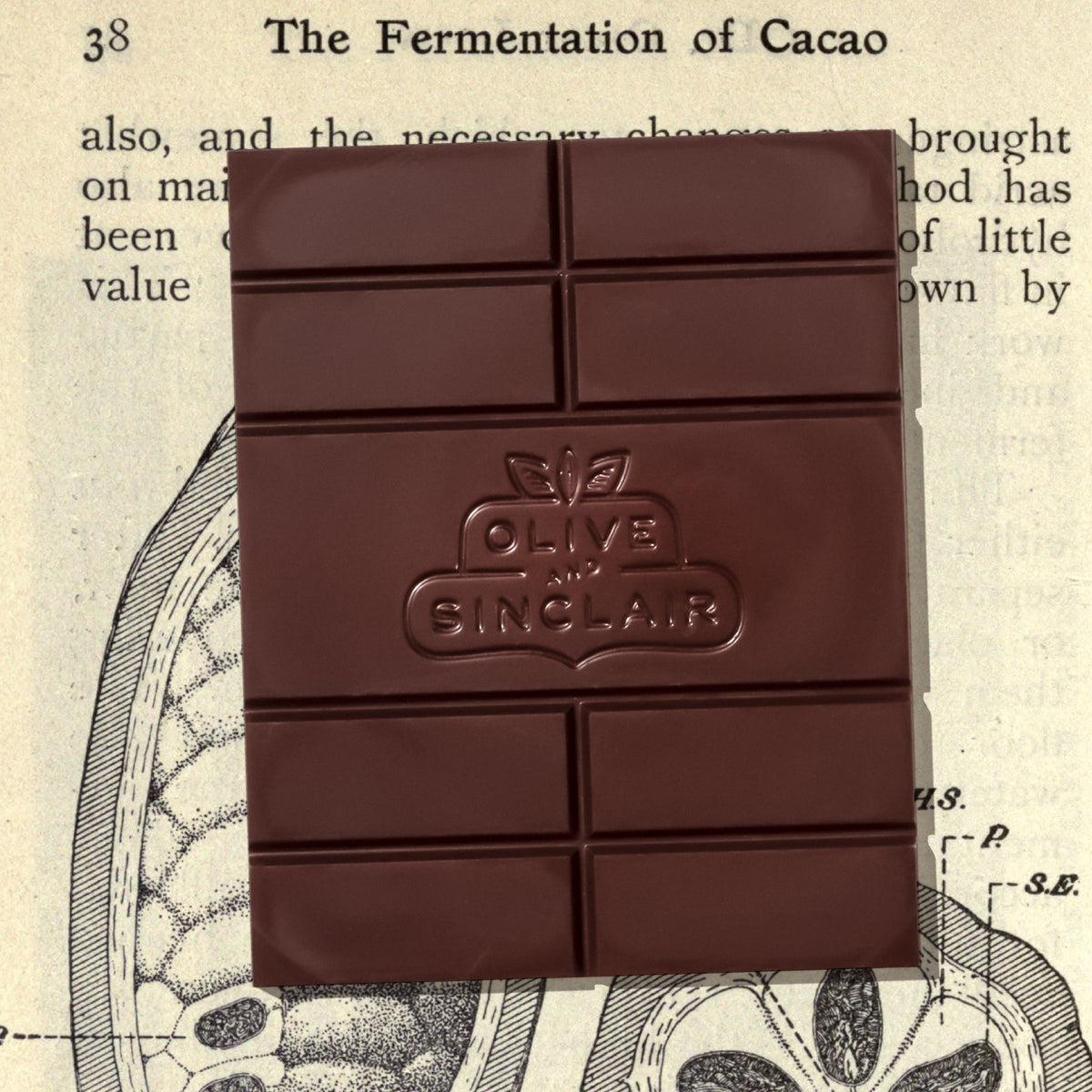 67% Cacao Chocolate Bar Olive & Sinclair