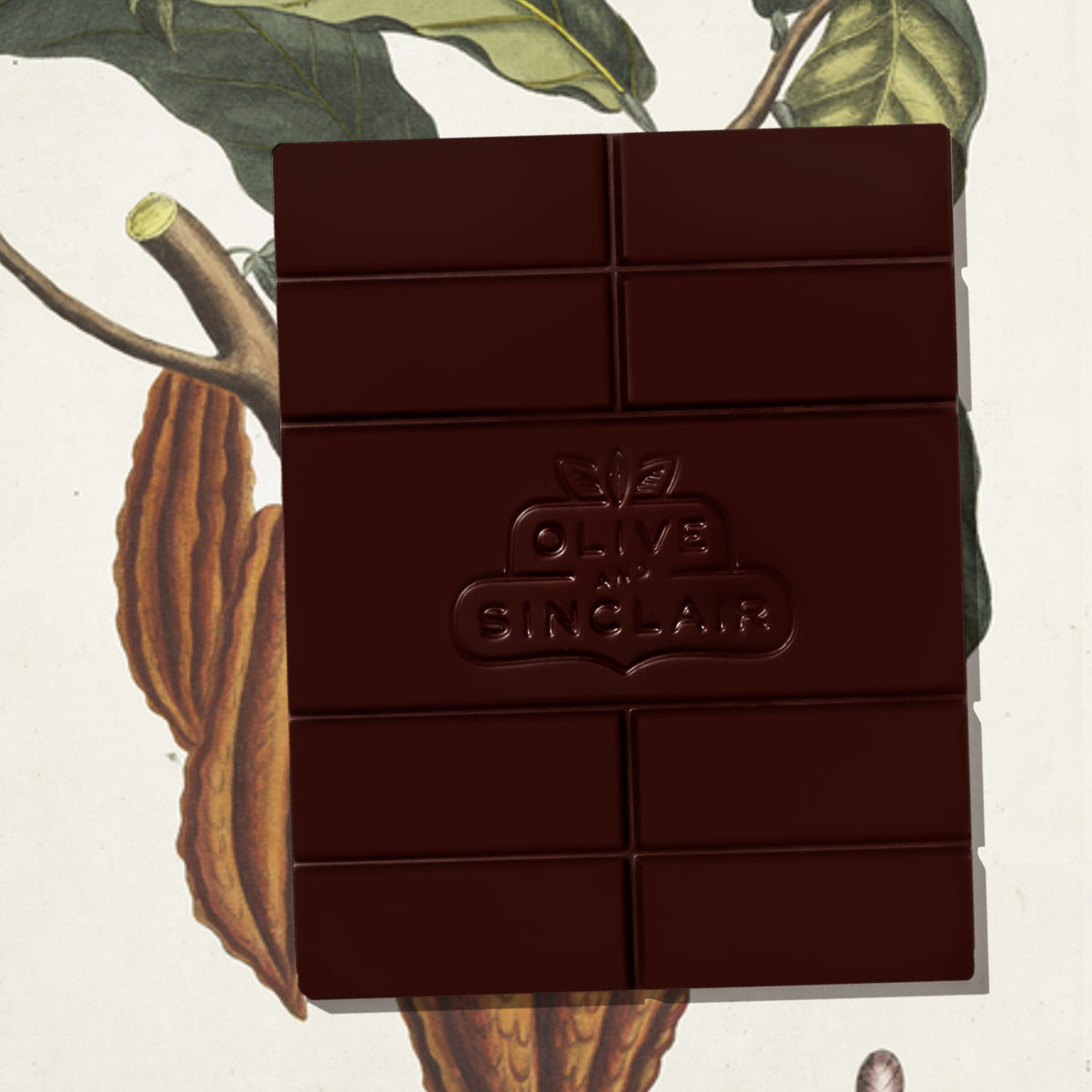 75% Cacao Chocolate Bar Olive & Sinclair