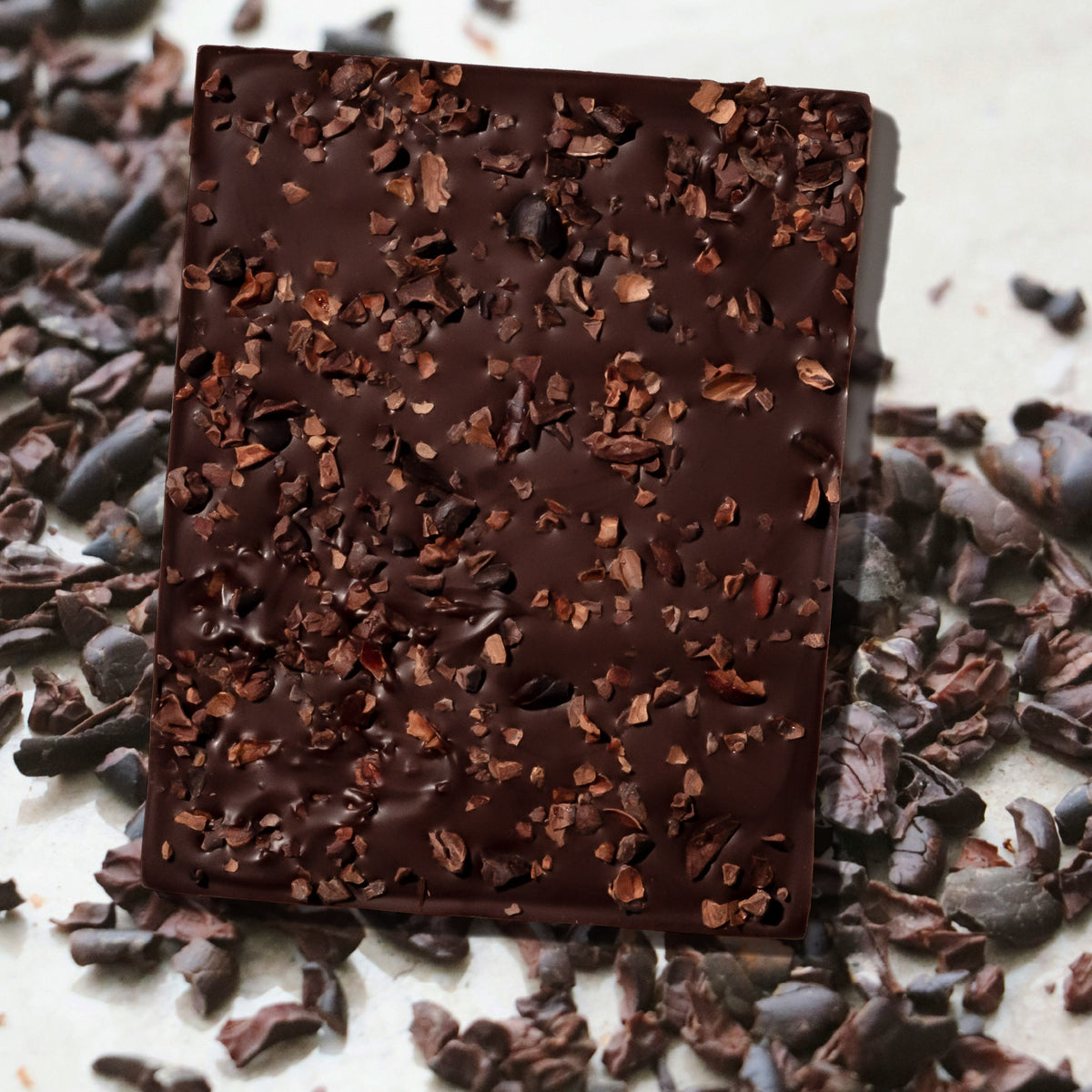 Cacao Nib Dark Chocolate Bar Olive & Sinclair