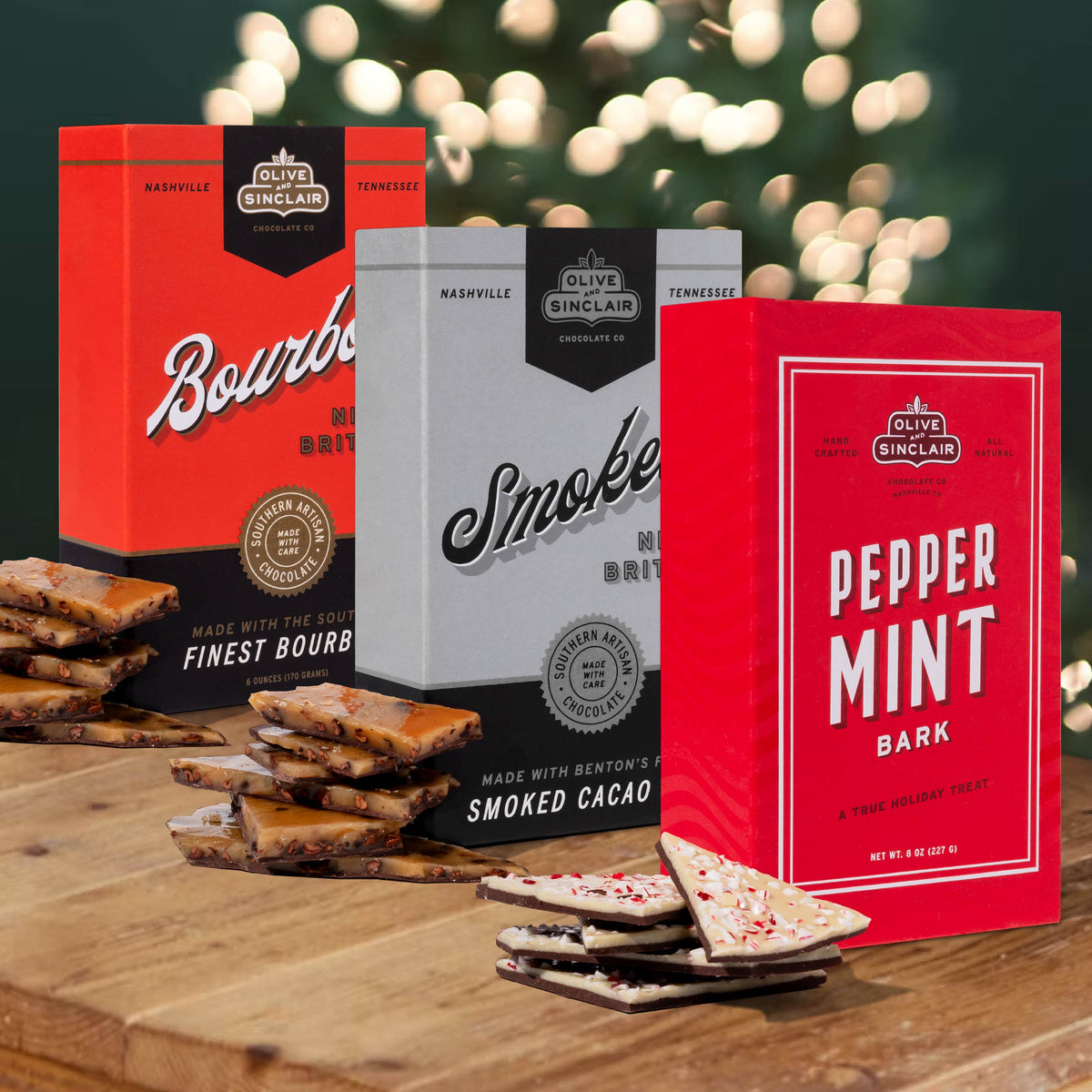 Brittle & Bark Gift Set Olive & Sinclair